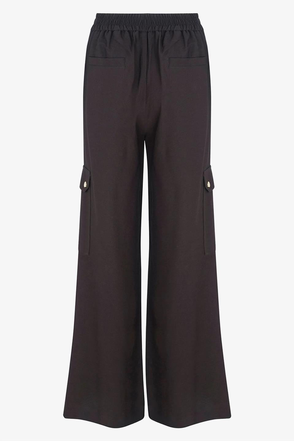 KOTTY Solid Women Black Track Pants 