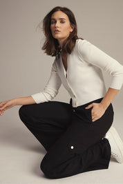 KOTTY Solid Women Black Track Pants 