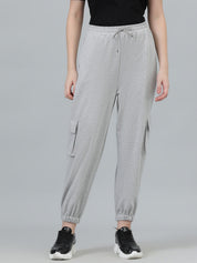 KOTTY Solid Women Grey Track Pants 