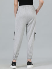 KOTTY Solid Women Grey Track Pants 