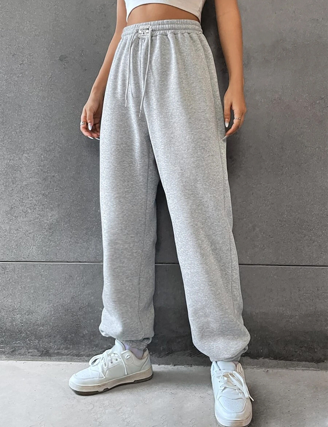 KOTTY Solid Women Grey Track Pants 