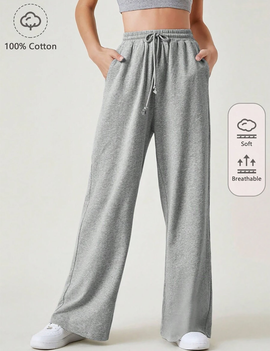 KOTTY Solid Women Grey Track Pants 