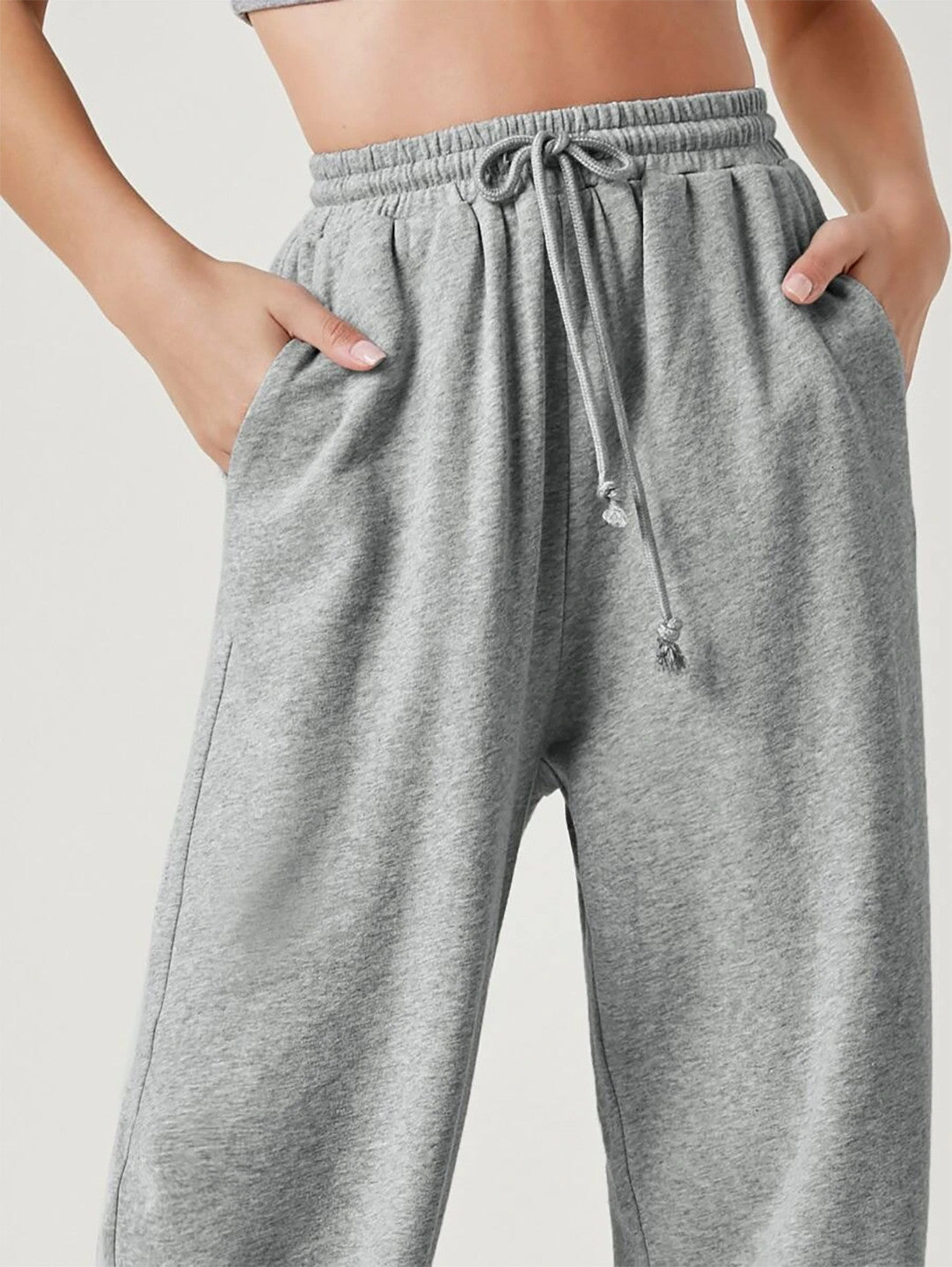 KOTTY Solid Women Grey Track Pants 