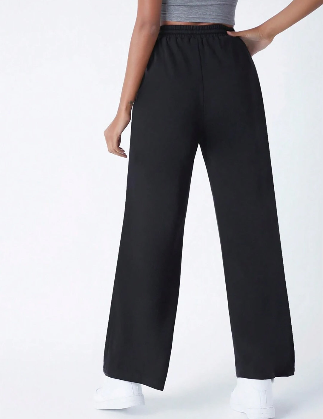 KOTTY Solid Women Black Track Pants 