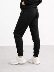 Women's Black Joggers Tracksuit Set