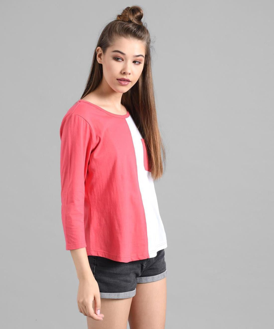 KOTTY Women's T-shirt With Mask