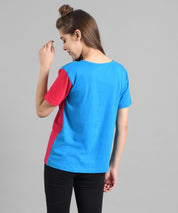 KOTTY Colorblock Women Round Neck Multicolor T-Shirt 