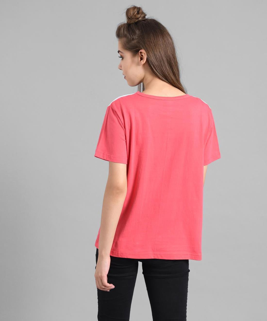 KOTTY Colorblock Women Round Neck Multicolor T-Shirt 