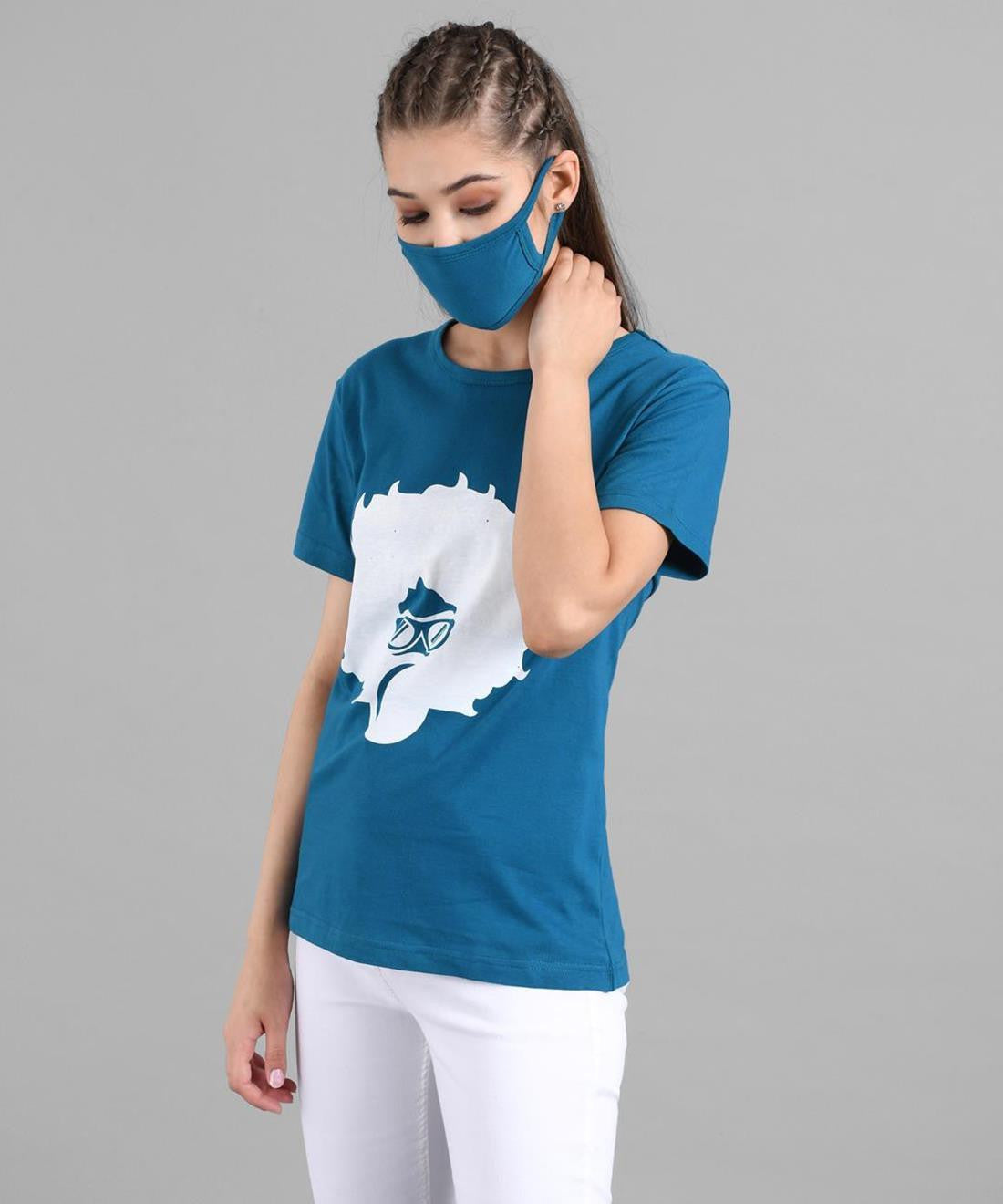 KOTTY Colorblock Women Round Neck Multicolor T-Shirt 