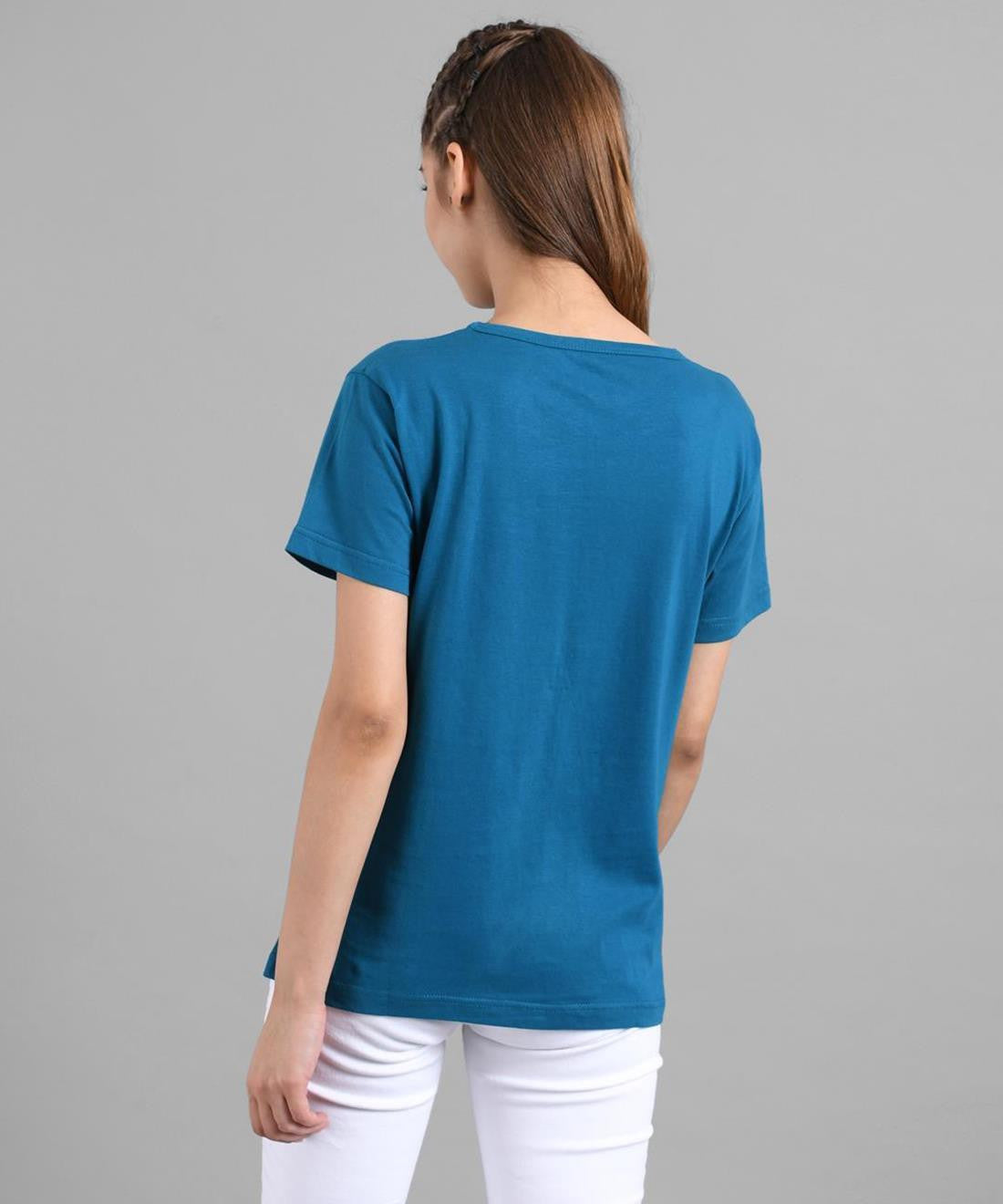 KOTTY Colorblock Women Round Neck Multicolor T-Shirt 