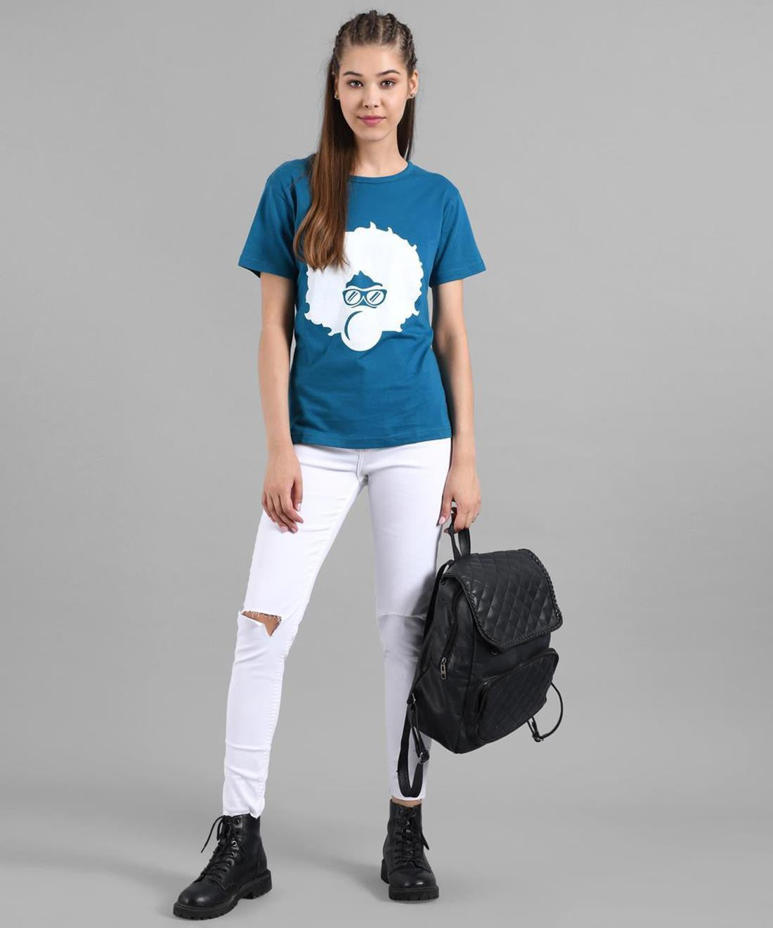KOTTY Colorblock Women Round Neck Multicolor T-Shirt 