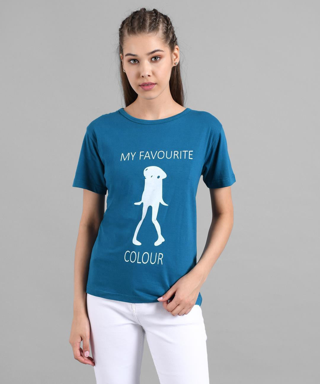 KOTTY Colorblock Women Round Neck Multicolor T-Shirt 