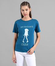 KOTTY Colorblock Women Round Neck Multicolor T-Shirt 
