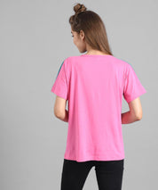 KOTTY Colorblock Women Round Neck Multicolor T-Shirt 