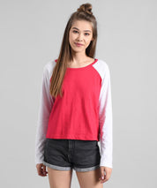 KOTTY Colorblock Women Round Neck Multicolor T-Shirt 