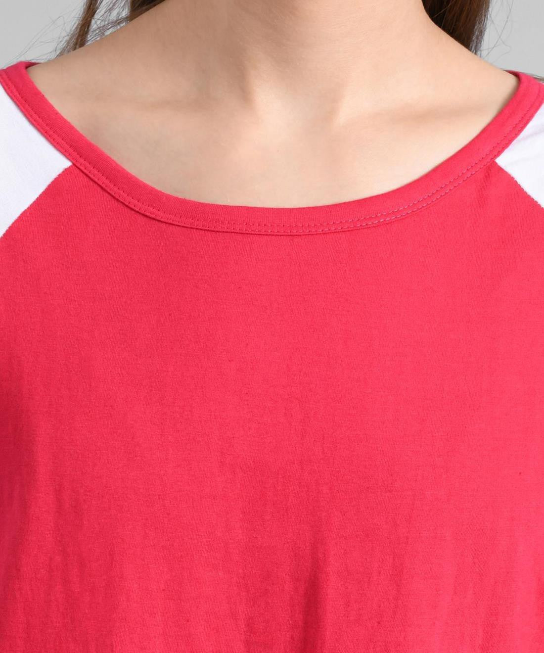 KOTTY Colorblock Women Round Neck Multicolor T-Shirt 