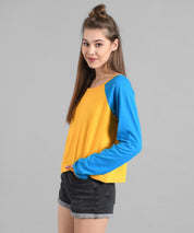 KOTTY Colorblock Women Round Neck Multicolor T-Shirt 