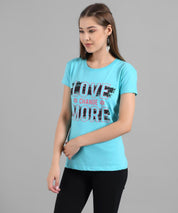 KOTTY Colorblock Women Round Neck Multicolor T-Shirt 