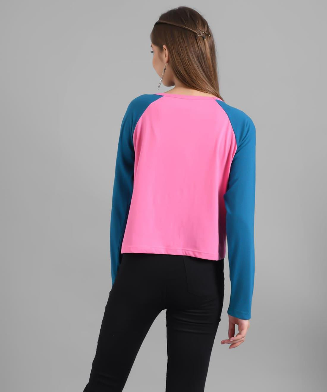 KOTTY Colorblock Women Round Neck Multicolor T-Shirt 