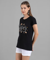 KOTTY Colorblock Women Round Neck Multicolor T-Shirt 