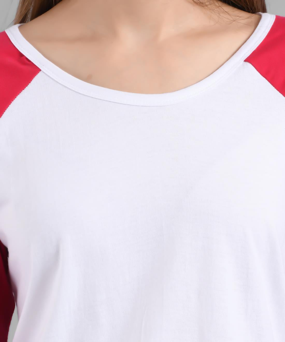 KOTTY Solid Women Round Neck Red T-Shirt 