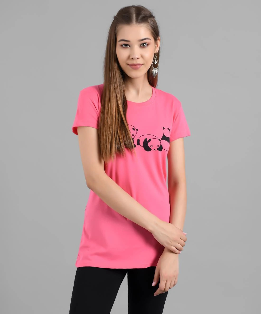KOTTY Women's T-shirt With Mask