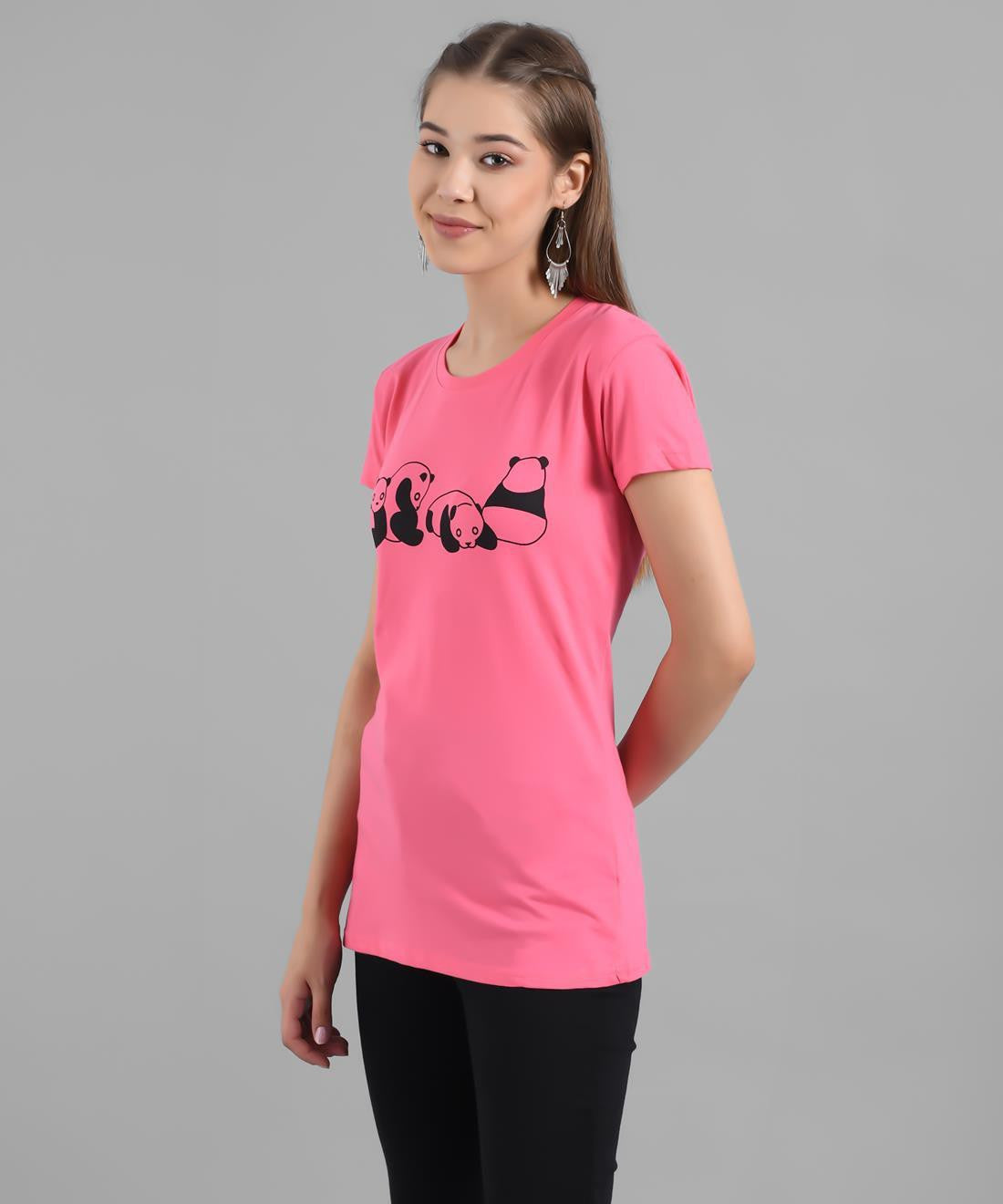 KOTTY Women's T-shirt With Mask