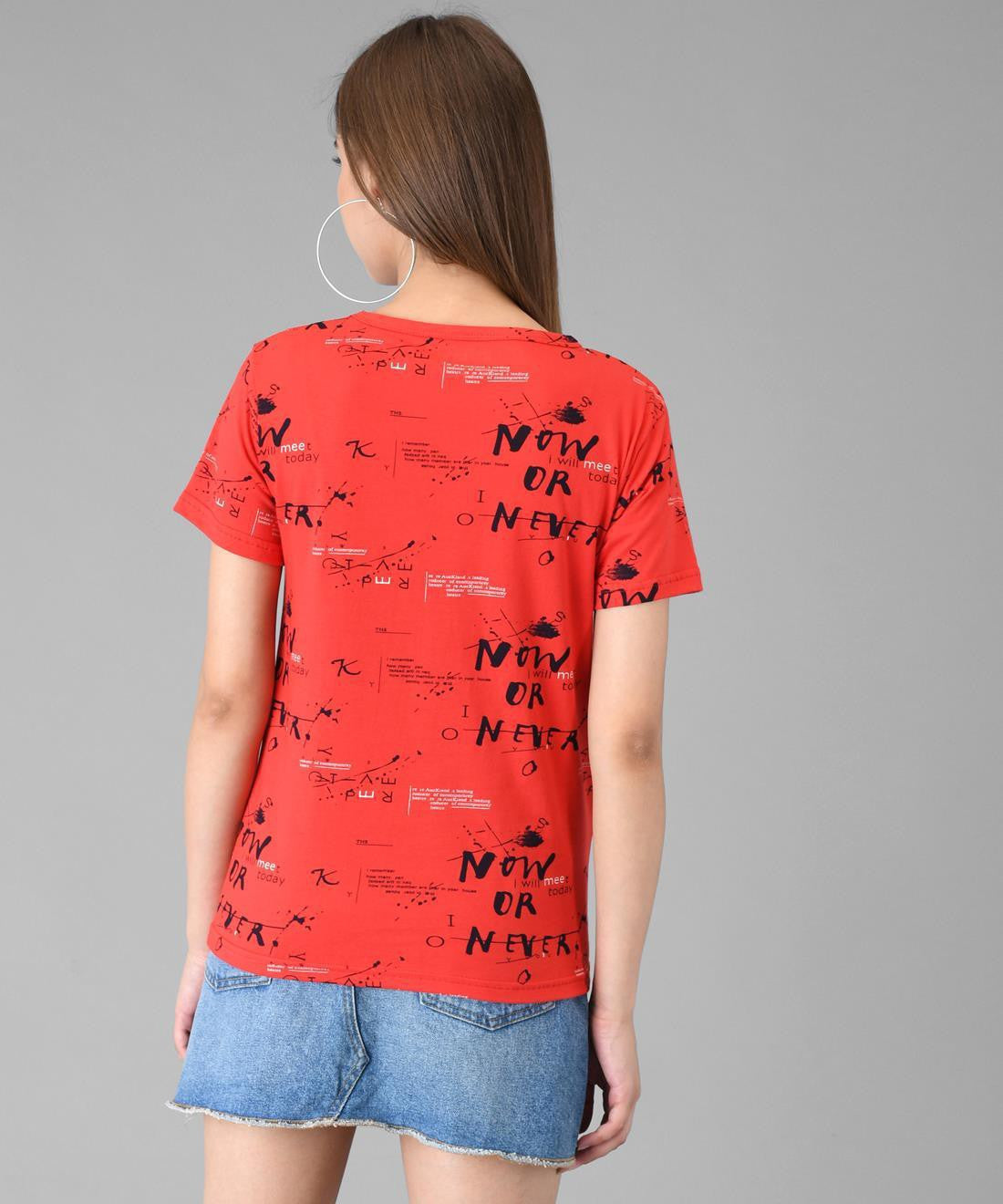 KOTTY Womens Attractive Casual T-Shirt