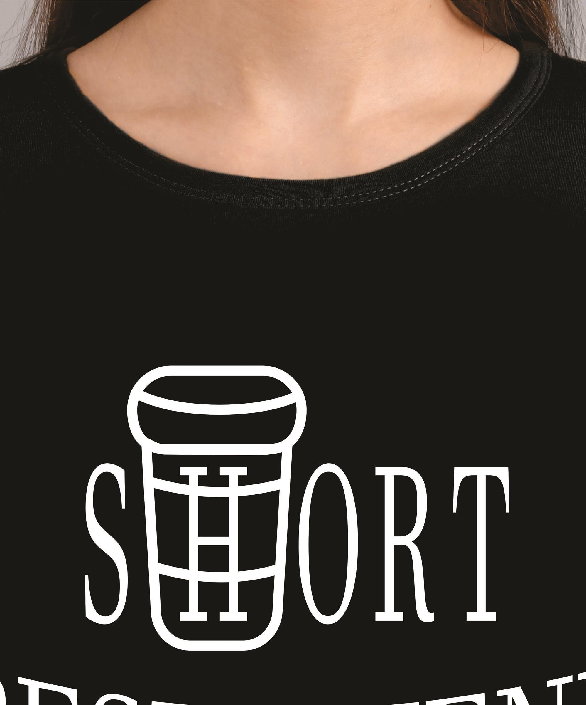 KOTTY Printed Women Round Neck Black T-Shirt 