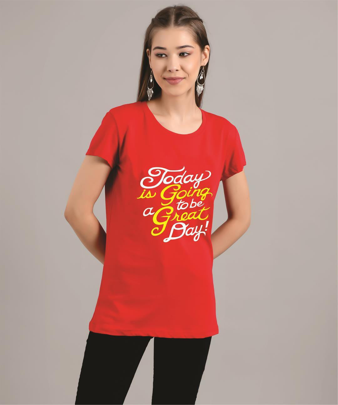 KOTTY Printed Women Round Neck Multicolor T-Shirt 