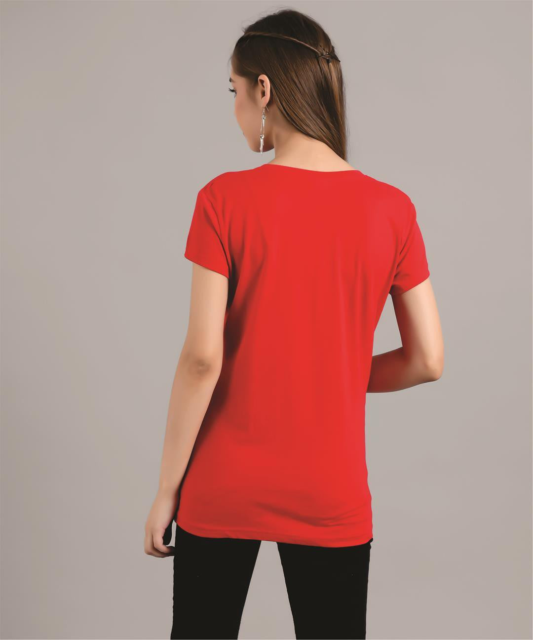 KOTTY Printed Women Round Neck Multicolor T-Shirt 
