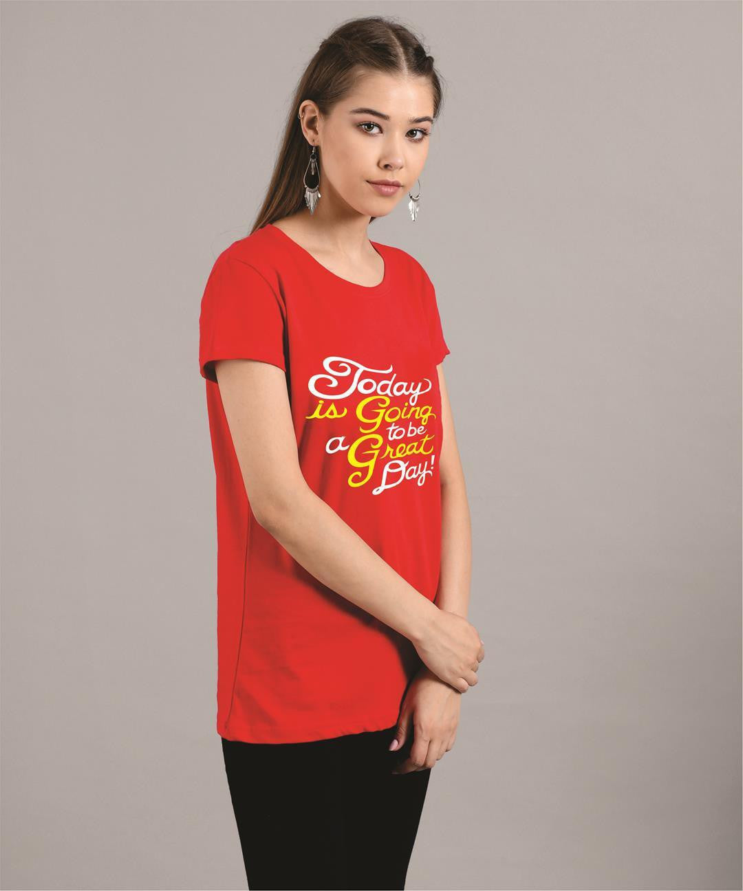 KOTTY Printed Women Round Neck Multicolor T-Shirt 