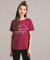 KOTTY Women's Round Neck Printed Cotton T-Shirt