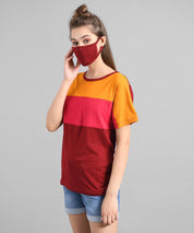 KOTTY Printed Women Round Neck Multicolor T-Shirt 