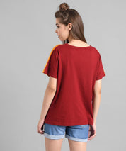 KOTTY Printed Women Round Neck Multicolor T-Shirt 