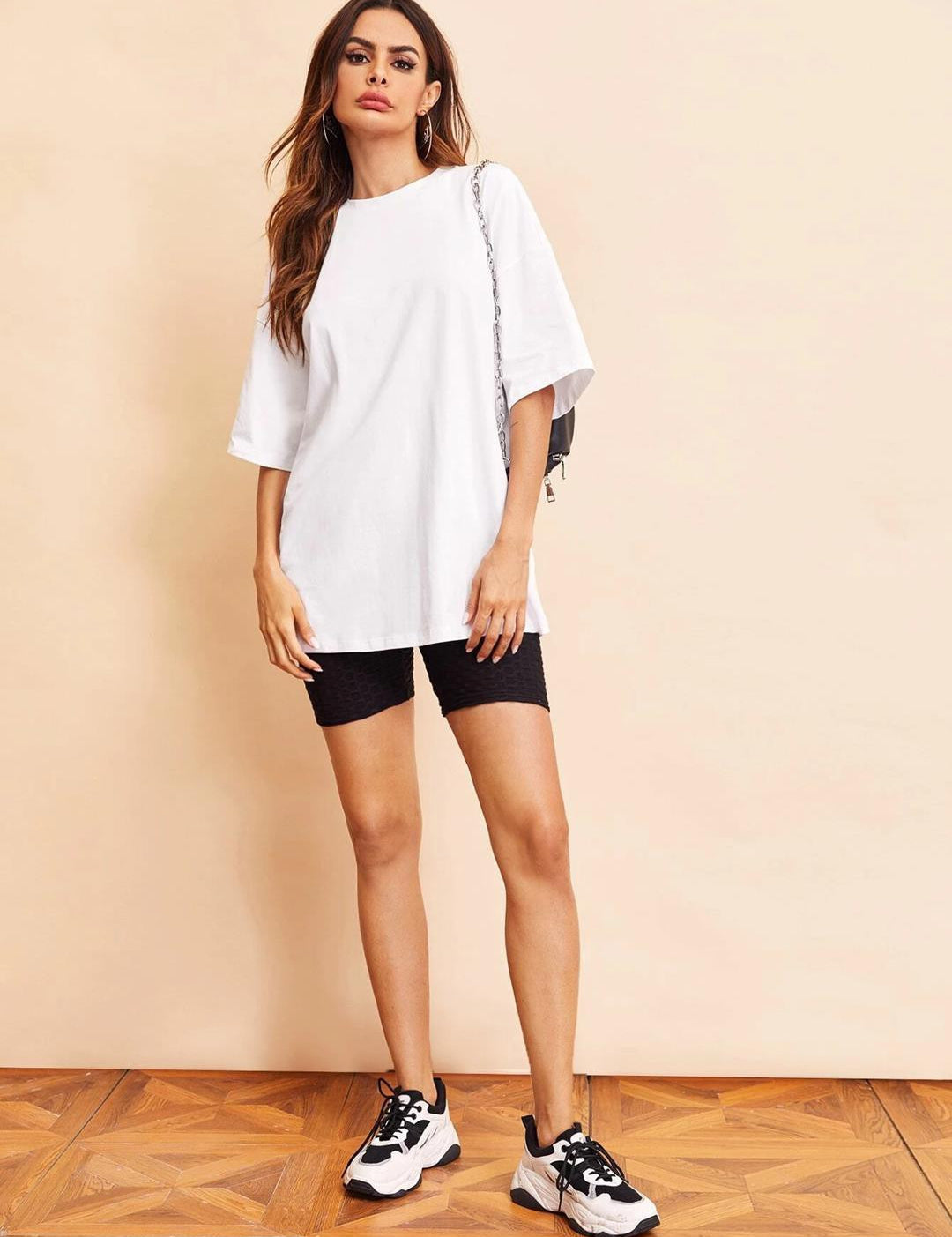 KOTTY Women's Oversized T-Shirts | Cotton Blend||Stylish Prints & Solids||Long Length||Loose fit