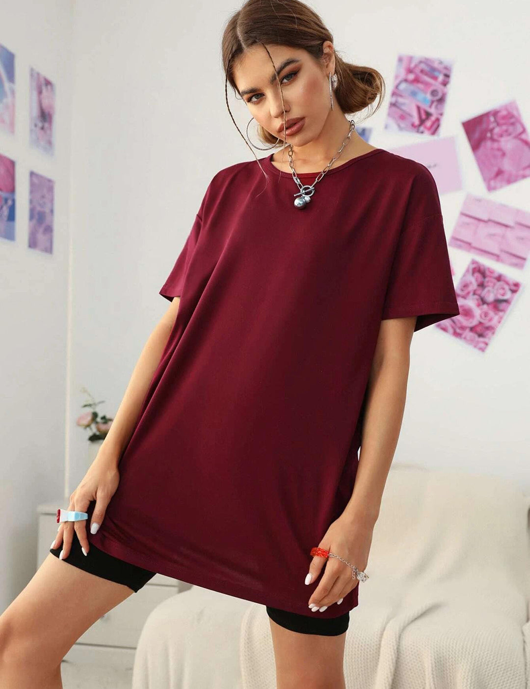 KOTTY Womens Attractive Casual T-Shirt