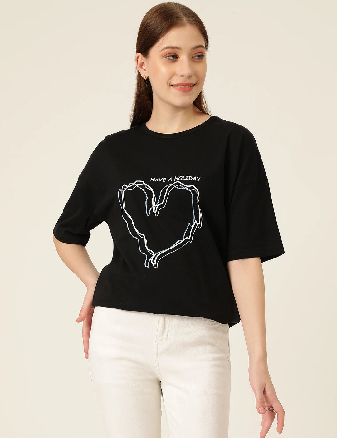 KOTTY Womens Attractive Casual T-Shirt