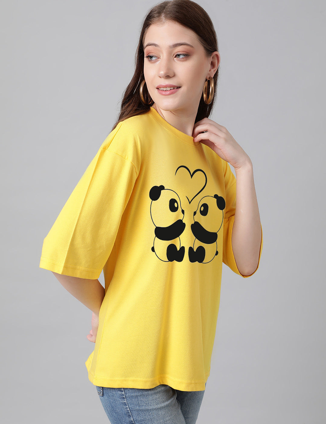 KOTTY Women’s Scoop Neck Fitted Tee – Stretchable Solid Color Cotton Top