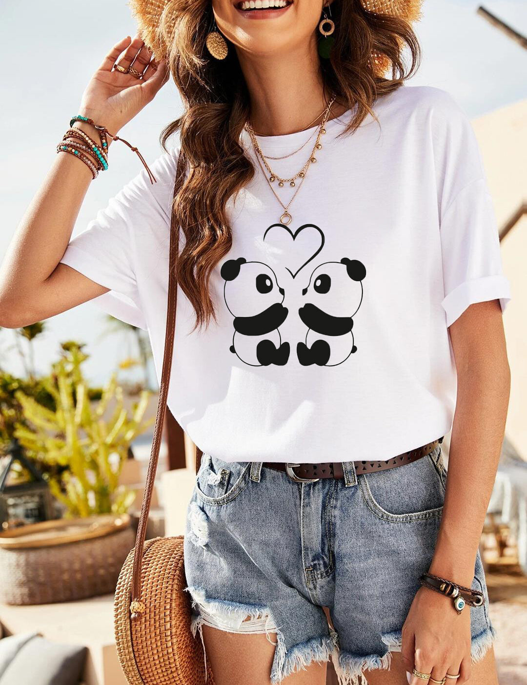 KOTTY Printed Women Round Neck Green T-Shirt 