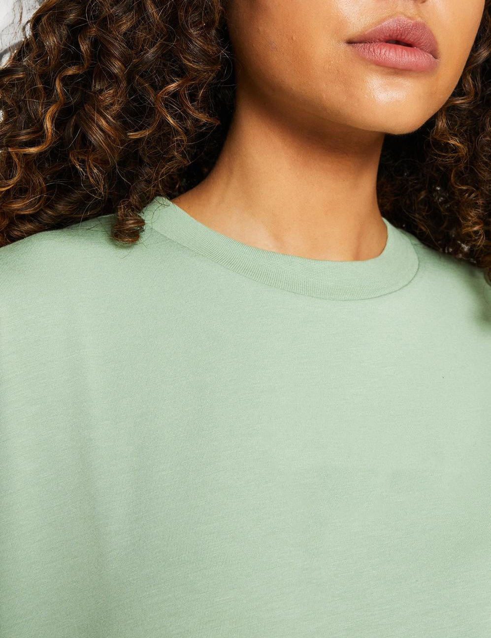 KOTTY Solid Women Round Neck Green T-Shirt 