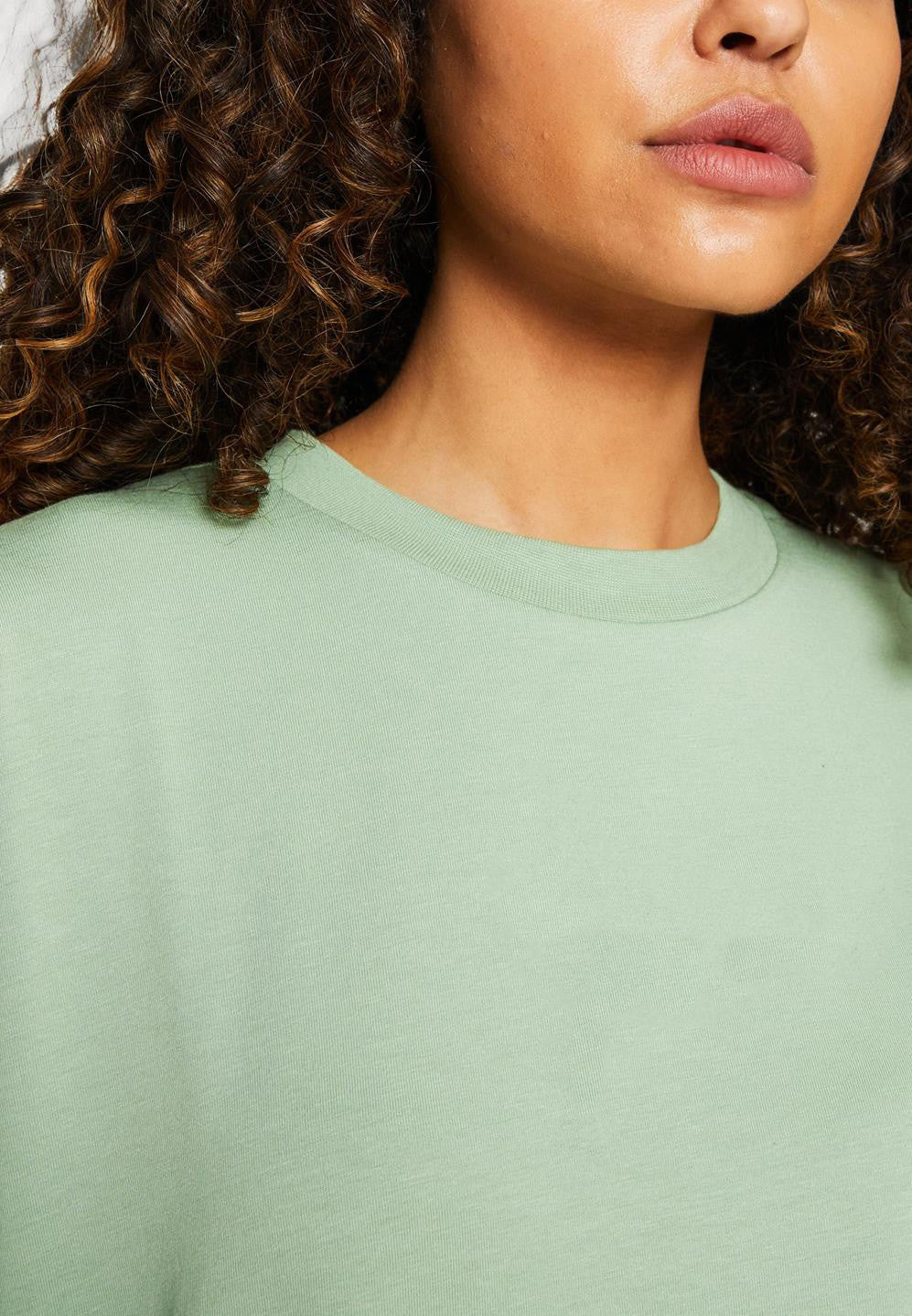 KOTTY Solid Women Round Neck Green T-Shirt 
