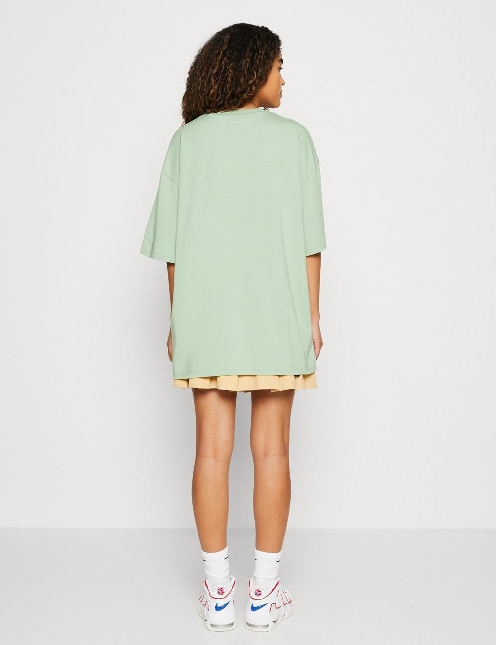 KOTTY Printed Women Round Neck Green T-Shirt 