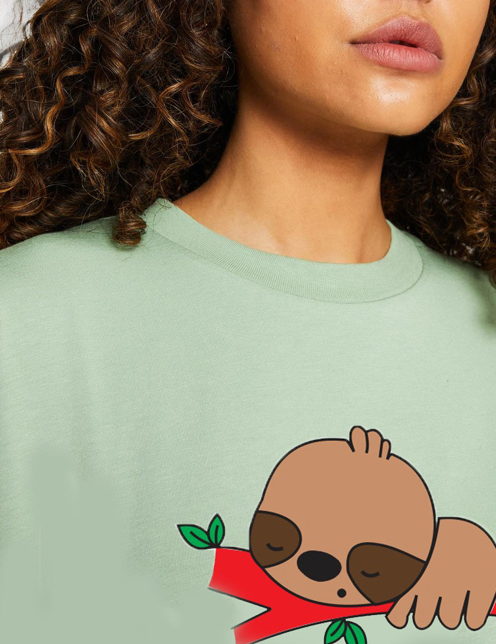 KOTTY Women's Printed Cotton Blend Oversized T-Shirts