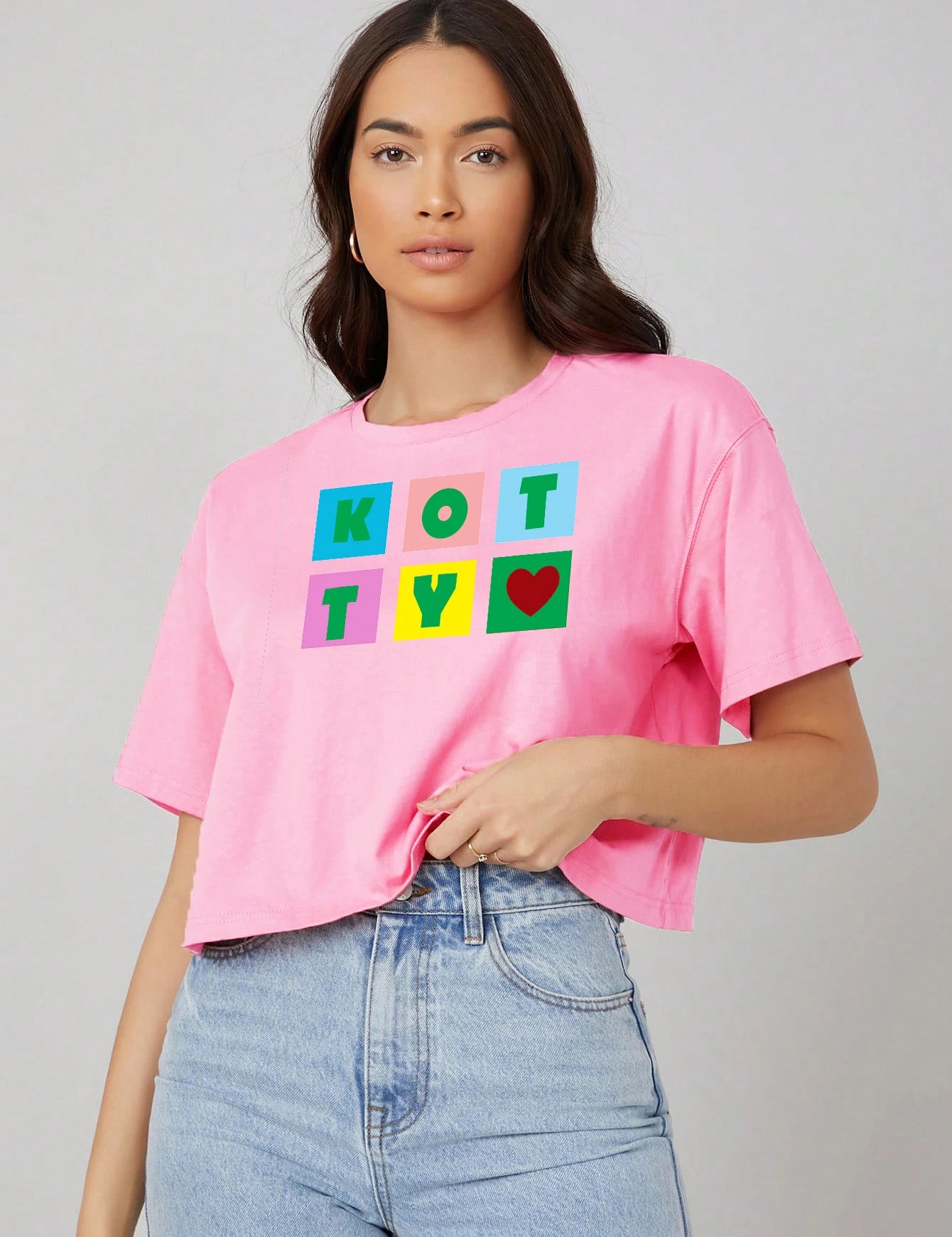 KOTTY Womens Attractive Casual T-Shirt