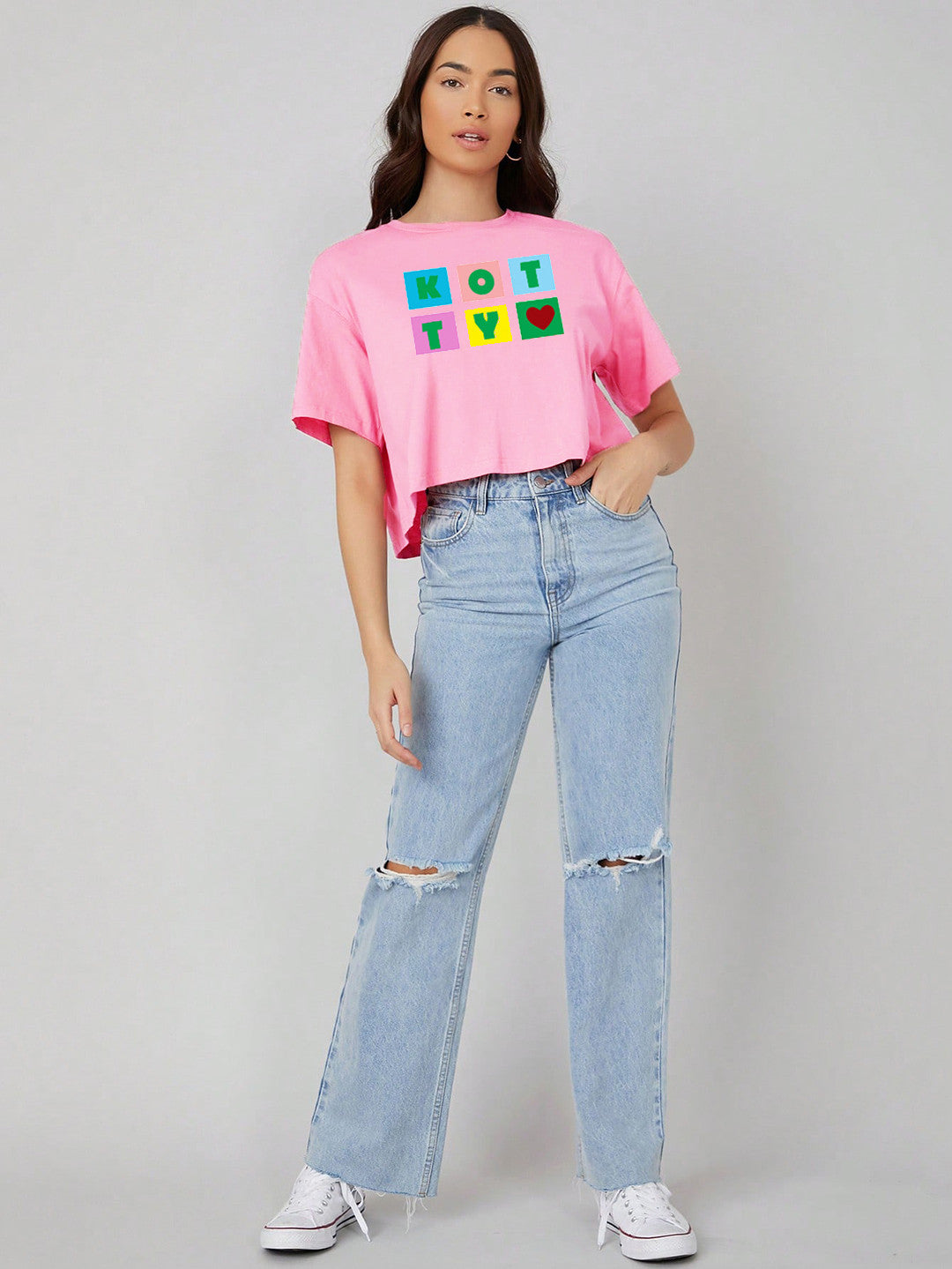 KOTTY Womens Attractive Casual T-Shirt