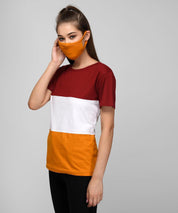 KOTTY Printed Women Round Neck Multicolor T-Shirt 