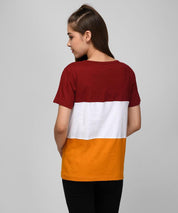 KOTTY Printed Women Round Neck Multicolor T-Shirt 