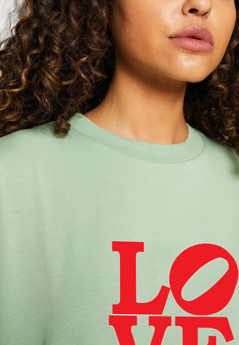 KOTTY Printed Women Round Neck Green T-Shirt 