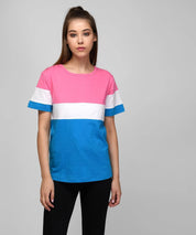 KOTTY Printed Women Round Neck Multicolor T-Shirt 